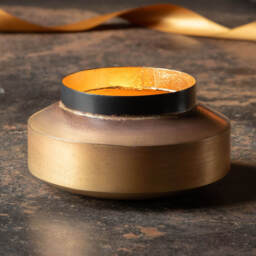 Graham and Green Small Brass and Gold Urn Tea Light Holder