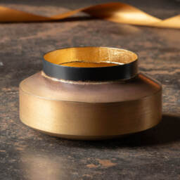 Graham and Green Small Brass and Gold Urn Tea Light Holder - thumbnail 3