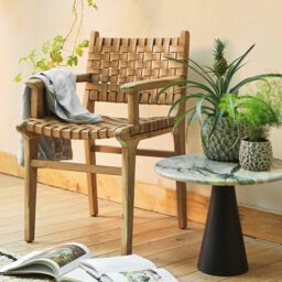 Graham and Green Ivan Leather Armchair - thumbnail 1