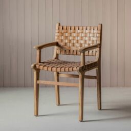Graham and Green Ivan Leather Armchair - thumbnail 3