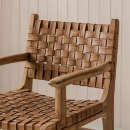 Graham and Green Ivan Leather Armchair - thumbnail 6