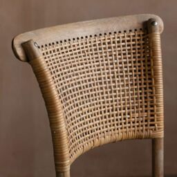 Graham and Green Lucien Wicker Dining Chair - thumbnail 2