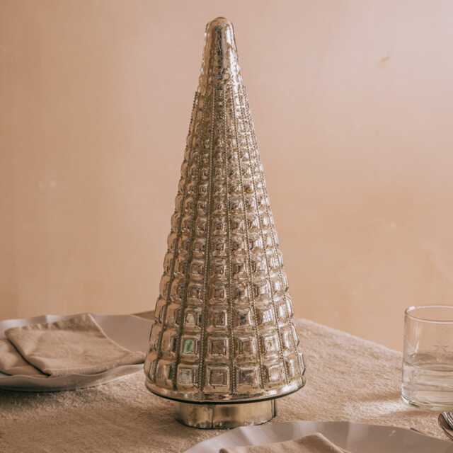 Graham and Green Aged Silver Jewelled Christmas Tree - image 1