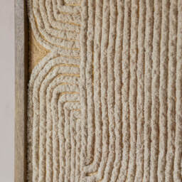 Graham and Green White Jute Wall Art - thumbnail 2