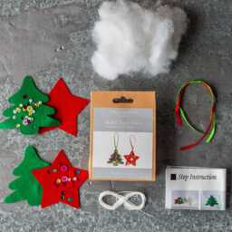Graham and Green Make Your Own Christmas Tree and Star Decorations - thumbnail 2