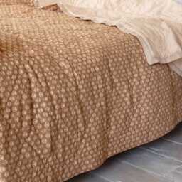 Graham and Green Eliza Floral Block Printed Bed Quilt - thumbnail 2