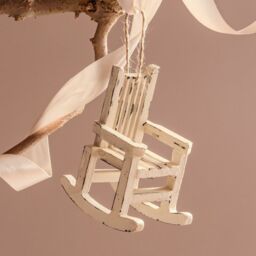 Graham and Green Rocking Chair Christmas Tree Decoration