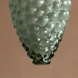 Graham and Green Bunch of Grapes Green Glass Pendant Light - thumbnail 5