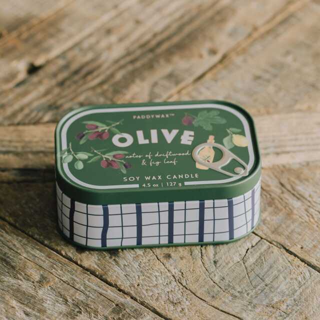 Graham and Green Bistro Fig & Olive Double Wick Candle in a Tin - image 1