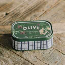 Graham and Green Bistro Fig & Olive Double Wick Candle in a Tin - thumbnail 1