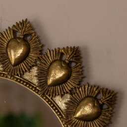 Graham and Green Flaming Hearts Wall Mirror - thumbnail 3