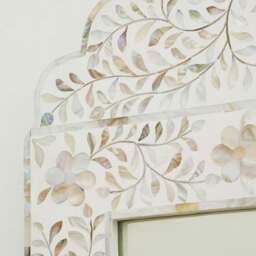 Graham and Green Adriana White Mother of Pearl Mirror - thumbnail 3