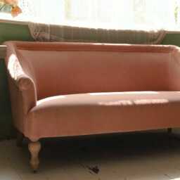 Graham and Green Delphine Rose Velvet Two Seater Sofa - thumbnail 2