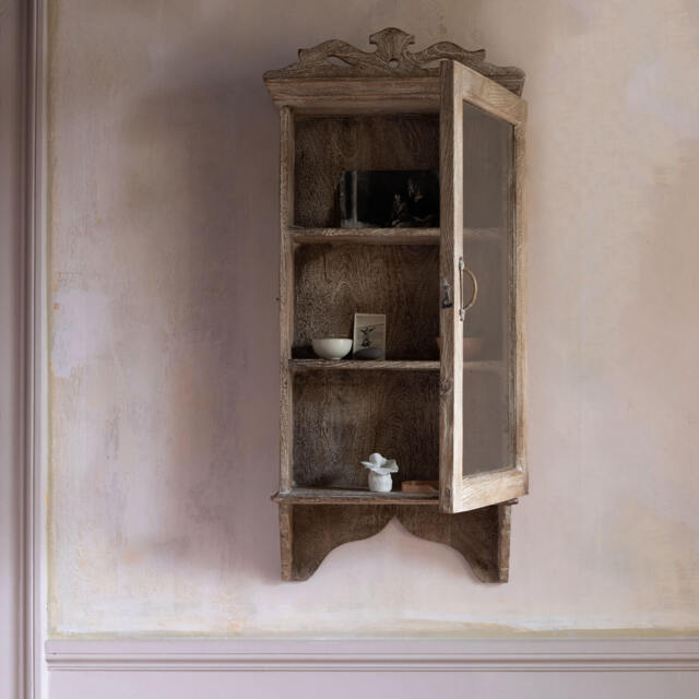 Graham and Green Clara Natural Showcase Cabinet - image 1