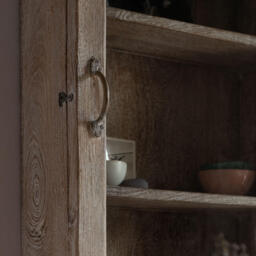 Graham and Green Clara Natural Showcase Cabinet - thumbnail 4