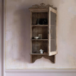 Graham and Green Clara Natural Showcase Cabinet - thumbnail 1