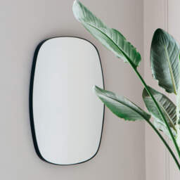 Graham and Green Ronnie Wide Black Mirror