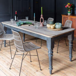 Graham and Green Small Lincoln 6 Seater Dining Table - thumbnail 2