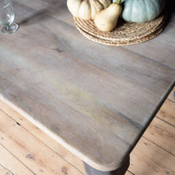 Graham and Green Small Lincoln 6 Seater Dining Table - thumbnail 5