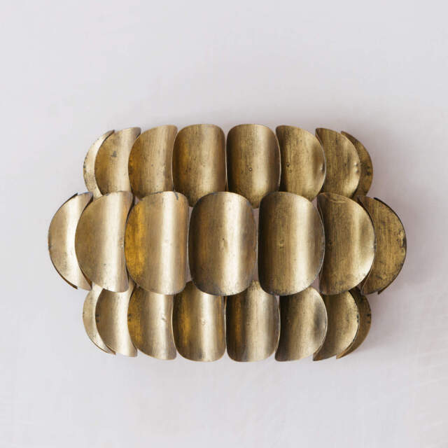 Graham and Green Alexis Gold Discs Wall Light - image 1