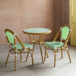 Graham and Green Outdoor Bistro Table and Chairs - thumbnail 4