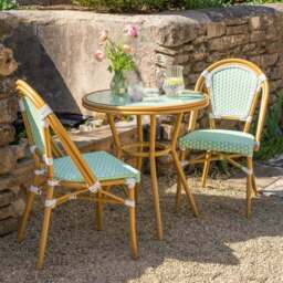 Graham and Green Outdoor Bistro Table and Chairs - thumbnail 2
