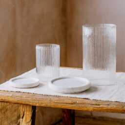 Graham and Green White Marble Small Candle Holder - thumbnail 4