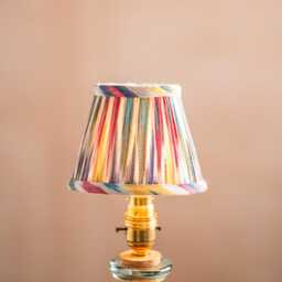 Graham and Green Raspberry Ikat Gathered Clipshade - thumbnail 5