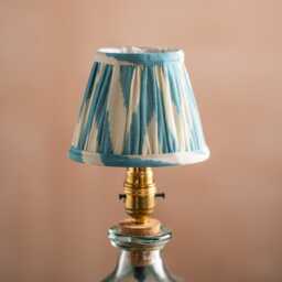 Graham and Green Raspberry Ikat Gathered Clipshade - thumbnail 4