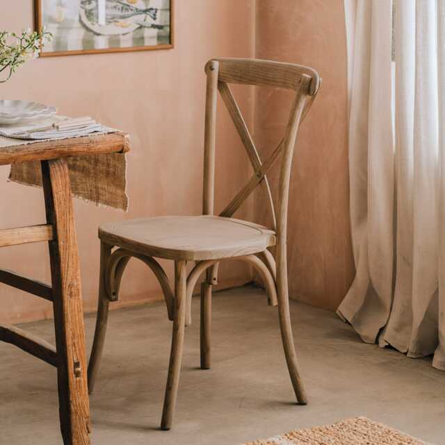 Graham and Green Clement Cross Back Dining Chair - image 1