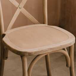 Graham and Green Clement Cross Back Dining Chair - thumbnail 5