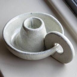 Graham and Green Rustic Ceramic Candle Holder - thumbnail 2