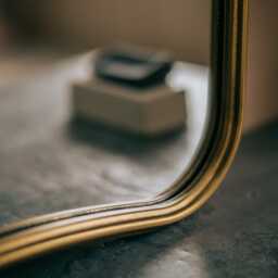 Graham and Green Olly Gold Wall Mirror - thumbnail 3