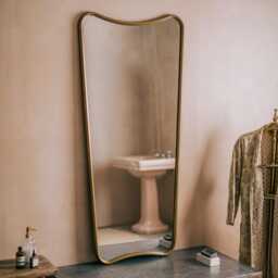 Graham and Green Olly Gold Wall Mirror - thumbnail 1