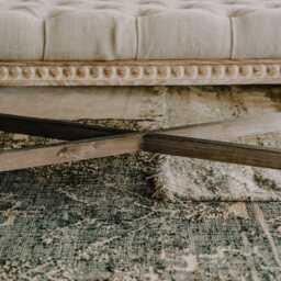 Graham and Green Bobbin Natural Linen Large Coffee Table - thumbnail 4