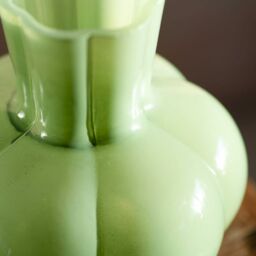 Graham and Green Scalloped Mint Green Vase - thumbnail 2