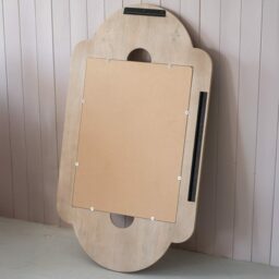 Graham and Green Margot Natural Wooden Wall Mirror - thumbnail 5