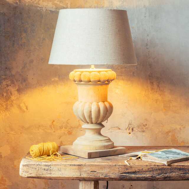 Graham and Green Agnes Wooden Table Lamp - image 1