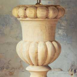 Graham and Green Agnes Wooden Table Lamp - thumbnail 3