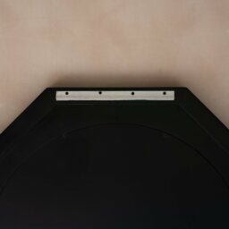 Graham and Green Octavia Large Black Wood Wall Mirror - thumbnail 3