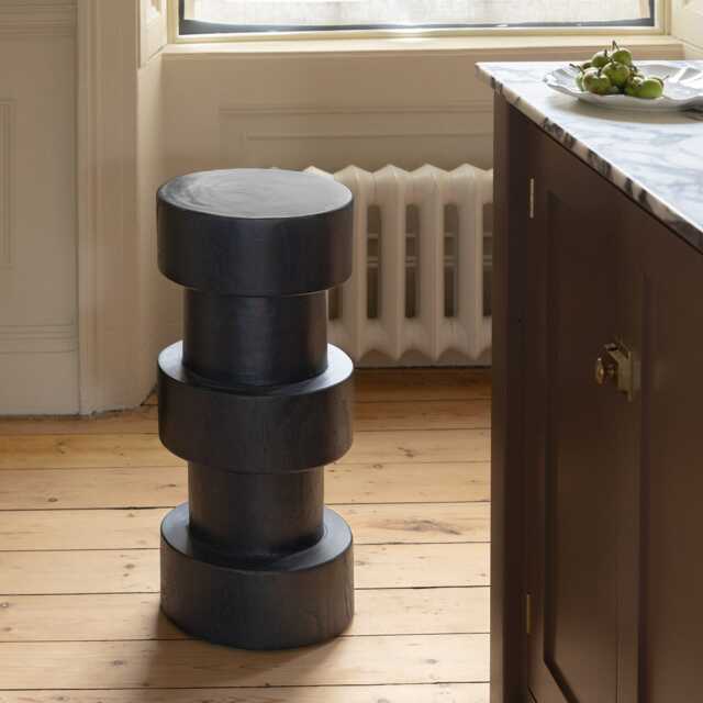 Graham and Green Tokim Black Bar Stool - image 1