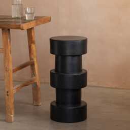 Graham and Green Tokim Black Bar Stool - thumbnail 2