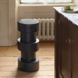 Graham and Green Tokim Black Bar Stool