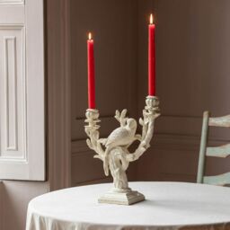 Graham and Green Beatrix Bird Double Candle Holder