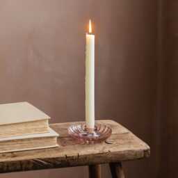 Graham and Green Green Glass Candle Holder - thumbnail 3