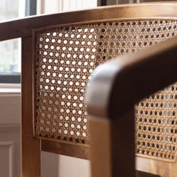 Graham and Green Laurena Wicker Office Chair - thumbnail 2