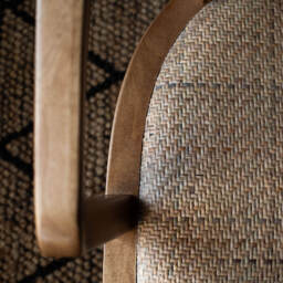 Graham and Green Laurena Wicker Office Chair - thumbnail 5