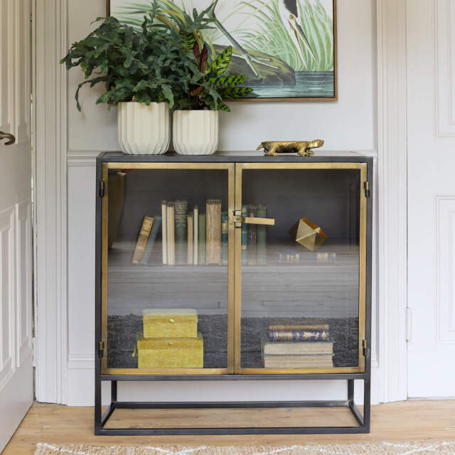 Graham and Green Dexter Small Glass Display Cabinet - image 1