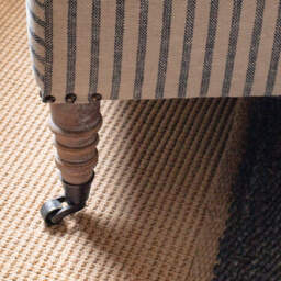 Graham and Green Avree Striped Linen Armchair - thumbnail 6