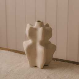 Graham and Green Nami Cream Small Vase - thumbnail 2